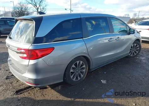 2021 Honda Odyssey Ex-L z USA, uszkodzony, nr VIN 5FNRL6H71MB011115